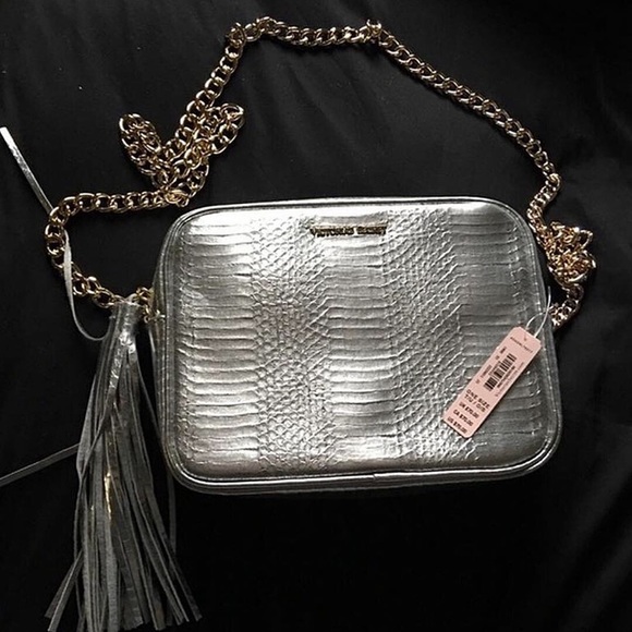 VICTORIA’S SECRET PYTHON GLAM CROSSBODY BAG - Picture 8 of 8